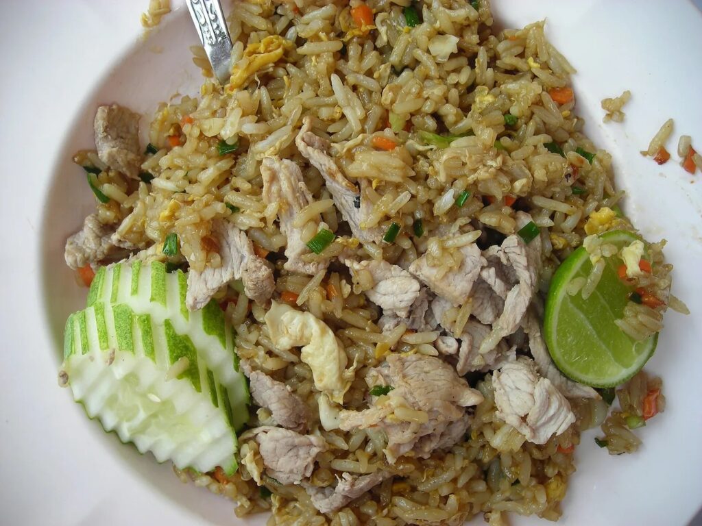 Pork fried rice — representative Thai dish photo